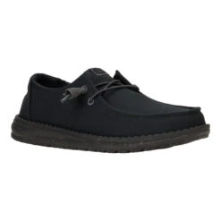 Wendy Canvas Mono - Black/Ash Rose 14 Wendy Canvas Mono - Black/Ash Rose -Austins Shoes Store 41328 0PW WENDYCANVASMONO BLACK ASHROSE RIGHT 3QTR conversion1