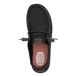 Wendy Canvas Mono - Black/Ash Rose 13 Wendy Canvas Mono - Black/Ash Rose -Austins Shoes Store 41328 0PW WENDYCANVASMONO BLACK ASHROSE TOP conversion1