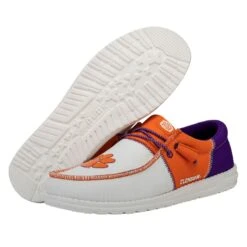 Men's Wally Tri Clemson - Clemson Orange/Purple -Austins Shoes Store 41330 81E WALLYTRICLEMSON ORANGEPURPLE LEFTPAIRBOTTOM