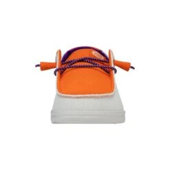 Wendy Clemson - Clemson Orange/White -Austins Shoes Store 41333 127 WENDYCLEMSON WHITEORANGE LEFTFRONT