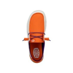 Wendy Clemson - Clemson Orange/White -Austins Shoes Store 41333 127 WENDYCLEMSON WHITEORANGE LEFTTOP
