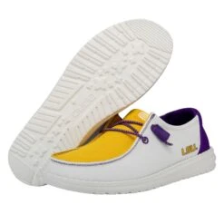 Wendy LSU - LSU Purple/Gold -Austins Shoes Store 41336 5AK WENDYLSU PURPLEGOLD LEFTPAIRBOTTOM