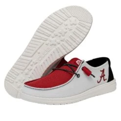 Wendy Alabama Crimson Tide - Bama Crimson/White -Austins Shoes Store 41340 6XA WENDYALABAMACRIMSONTIDE CRIMSONWHITE LEFTPAIRBOTTOM