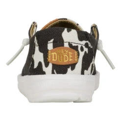 Wendy Toddler Animal - Black/Cow -Austins Shoes Store 41798 0HO WENDY T ANIMAL BLACK COW LEFT BACK conversion1