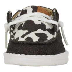 Wendy Toddler Animal - Black/Cow -Austins Shoes Store 41798 0HO WENDY T ANIMAL BLACK COW LEFT FRONT conversion1 1