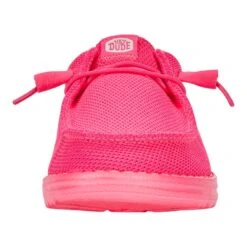 Wendy Slip Mono - Electric Pink -Austins Shoes Store 41799 6QQ WENDY SLIP MONO ELECTRIC PINK LEFT FRONT 1