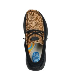 Wendy Comf Luxe - Black -Austins Shoes Store 41865 001 WENDY X LUXE BLACK RIGHT TOP