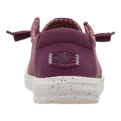 Wendy Stretch Sox - Burgundy -Austins Shoes Store 41878 605 WENDYSTRETCHSOX BURGUNDY BACK conversion1