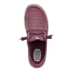 Wendy Stretch Sox - Burgundy -Austins Shoes Store 41878 605 WENDYSTRETCHSOX BURGUNDY TOP conversion1