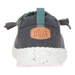 Wendy Chambray - Black -Austins Shoes Store 41883 001 WENDYCHAMBRAY BLACK BACK