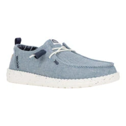 Wendy Chambray - Light Blue -Austins Shoes Store 41883 450 WENDYCHAMBRAY LIGHTBLUE RIGHT 3QTR conversion1