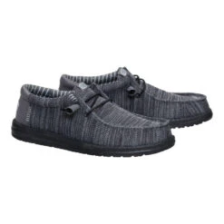 Wally Stretch Sox - Granite Grey/Black -Austins Shoes Store 41898 1U4 WALLYSTRETCHSOX GRANITEGREYBLACK PAIR conversion1