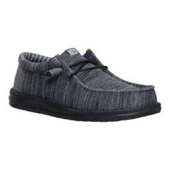 Wally Stretch Sox - Granite Grey/Black -Austins Shoes Store 41898 1U4 WALLYSTRETCHSOX GRANITEGREYBLACK RIGHT SIDE conversion1