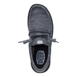 Wally Stretch Sox - Granite Grey/Black -Austins Shoes Store 41898 1U4 WALLYSTRETCHSOX GRANITEGREYBLACK TOP conversion1