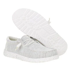Wally Stretch Sox - Storm White -Austins Shoes Store 41898 1UO WALLYSTRETCHSOX STORMWHITE PAIR BOTTOM