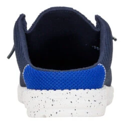 Wally Slip Varsity - Navy -Austins Shoes Store 41935 410 WALLYSLIPVARSITY NAVY BACK conversion1