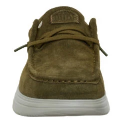Wally Comf Suede - Dark Olive/Stone Grey -Austins Shoes Store 41975 3AF WALLYCOMFSUEDE DARKOLIVESTONEGREY FRONT conversion1 a915d265 c76f 446a b127 301fe0db2758
