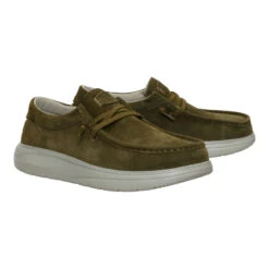 Wally Comf Suede - Dark Olive/Stone Grey -Austins Shoes Store 41975 3AF WALLYCOMFSUEDE DARKOLIVESTONEGREY PAIR conversion1 fbc21592 b1ff 47f8 92aa f4cec17d57db