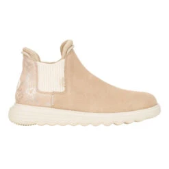 Branson Womens Suede Novelty - Sand/Snake -Austins Shoes Store 42021 2HK BRANSONWSUEDENOVELTY SANDSNAKE RIGHT SIDE