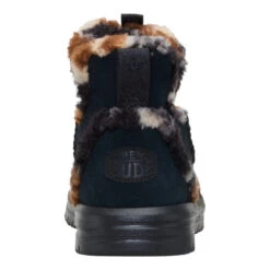 Camden Suede Cozy - Black Multi/Black -Austins Shoes Store 42031 0PE CAMDENSUEDECOZY BLACKMULTIBLACK BACK conversion1