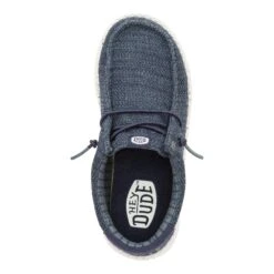 Wally Youth Stretch Sox - Navy 12 Wally Youth Stretch Sox - Navy -Austins Shoes Store 42072 410 WALLYYSTRETCHMESH NAVY TOP