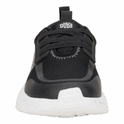 Sirocco Play Youth Varsity - Black -Austins Shoes Store 42104 001 SIROCCOPLAYYVARSITY BLACK FRONT