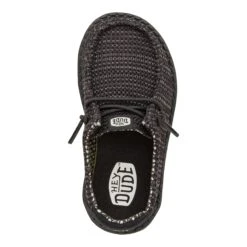 Wendy Toddler Stretch Sox - Black/Black -Austins Shoes Store 42115 060 WENDYTSTRETCHSOX BLACKBLACK TOP