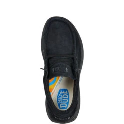 Wendy Comf Suede - Black -Austins Shoes Store 42641 001 WENDY X SUEDE BLACK RIGHT TOP conversion1