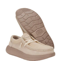 Wendy Comf Suede - Blush -Austins Shoes Store 42641 684 WENDY X SUEDE BLUSH RIGHT PAIR BOTTOM conversion1