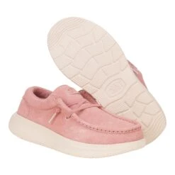 Wendy Comf Suede - Rose Pink/Whisper Pink 11 Wendy Comf Suede - Rose Pink/Whisper Pink -Austins Shoes Store 42641 79A WENDYCOMFSUEDE ROSEPINK WHISPERPINK PAIR BOTTOM