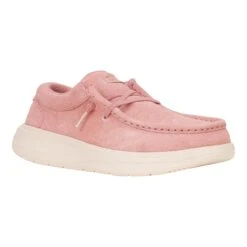 Wendy Comf Suede - Rose Pink/Whisper Pink 15 Wendy Comf Suede - Rose Pink/Whisper Pink -Austins Shoes Store 42641 79A WENDYCOMFSUEDE ROSEPINK WHISPERPINK RIGHT 3QTR
