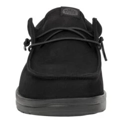 Wally Work Wide - Triple Black -Austins Shoes Store 42699 0WC WALLYWORKWIDE TRIPLEBLACK FRONT