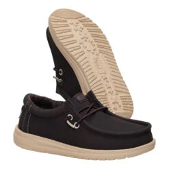 Wally Youth Classic - Mole Brown -Austins Shoes Store 42751 2IV WALLYYCLASSIC MOLEBROWN PAIR BOTTOM conversion1