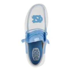 Men's Wally Tri UNC - UNC White/Blue -Austins Shoes Store 42766 16S WALLY TRI COLLEGIATE UNIVERSITY OF NORTH CAROLINA LEFT TOP
