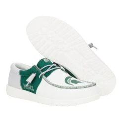 Men's Wally Tri Michigan State - Michigan State Green/Green -Austins Shoes Store 43038 3VL WALLYTRIMICHIGANSTATE GREENWHITE PAIR BOTTOM