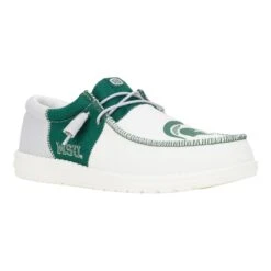 Men's Wally Tri Michigan State - Michigan State Green/Green -Austins Shoes Store 43038 3VL WALLYTRIMICHIGANSTATE GREENWHITE RIGHT 3QTR