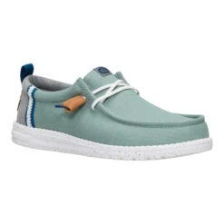 Wally Craft Linen - Iceberg Green/Moon Grey -Austins Shoes Store 43086 3AL WALLYCRAFTLINEN ICEBERGGREENMOONGREY RIGHT SIDE conversion1