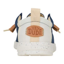 Wally Craft Linen - White/Sargasso Blue -Austins Shoes Store 43086 4UA WALLYSUMMERLINEN SARGASSOBLUE WHITE BACK conversion1