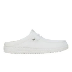 Wally Slip Stretch Sox - White -Austins Shoes Store 43103 100 WALLYSLIPSTRETCHSOX WHITE RIGHT SIDE conversion1