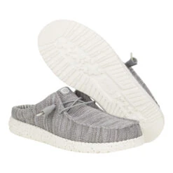 Wally Slip Stretch Sox - Granite Grey 9 Wally Slip Stretch Sox - Granite Grey -Austins Shoes Store 43103 1HF WALLYSLIPSTRETCHSOX GRANITEGREY PAIR BOTTOM conversion1 1