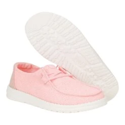 Wendy Eyelet - Pale Pink 9 Wendy Eyelet - Pale Pink -Austins Shoes Store 43128 6ZZ WENDYEYELET PALEPINK PAIR BOTTOM