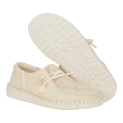 Wendy Funk Coastal Jute - Egret -Austins Shoes Store 43182 0LA WENDYFUNKCOASTALJUTE EGRET PAIR BOTTOM conversion1