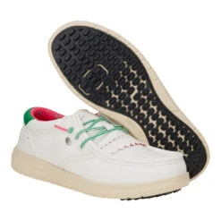 Wendy Golf Classic - White -Austins Shoes Store 43221 100 WENDYGOLFCLASSIC WHITE GREENTAMBOURINE PAIR BOTTOM
