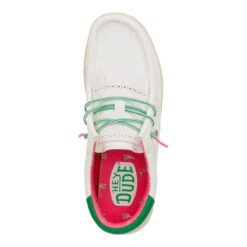 Wendy Golf Classic - White -Austins Shoes Store 43221 100 WENDYGOLFCLASSIC WHITE GREENTAMBOURINE TOP