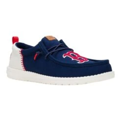 MLB Red Sox™ Wally Funk - Red Sox Navy/White -Austins Shoes Store 43609 462 WALLYFUNKMLBREDSOX NAVYWHITE RIGHT 3QTR