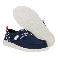 Wally Funk Americana Stars - Navy Blazer 10 Wally Funk Americana Stars - Navy Blazer -Austins Shoes Store 43633 4UC WALLYFUNKAMERICANASTARS NAVYBLAZER PAIR BOTTOM conversion1