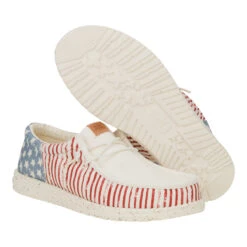 Wally Funk Americana Stars - American Flag 10 Wally Funk Americana Stars - American Flag -Austins Shoes Store 43633 9CW WALLYFUNKAMERICANASTARS AMERICANFLAG PAIR BOTTOM conversion1