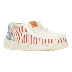 Wally Funk Toddler Americana Stars - American Flag -Austins Shoes Store 43679 9CW WALLYFUNKTAMERICANASTARS AMERICANFLAG RIGHT 3QTR conversion1