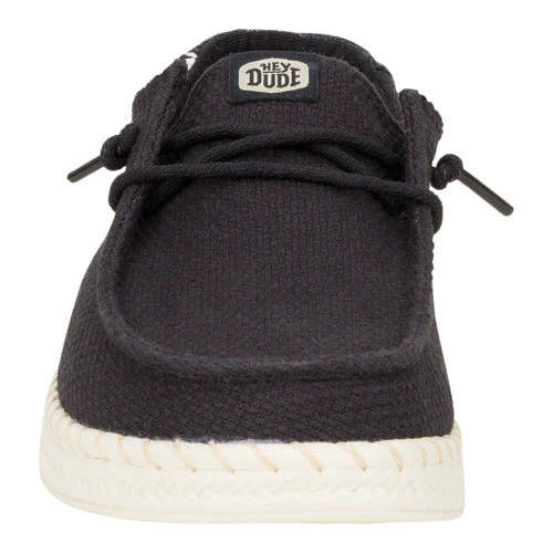 Wendy Espadrille Woven - Black 5 Wendy Espadrille Woven - Black - Image 5