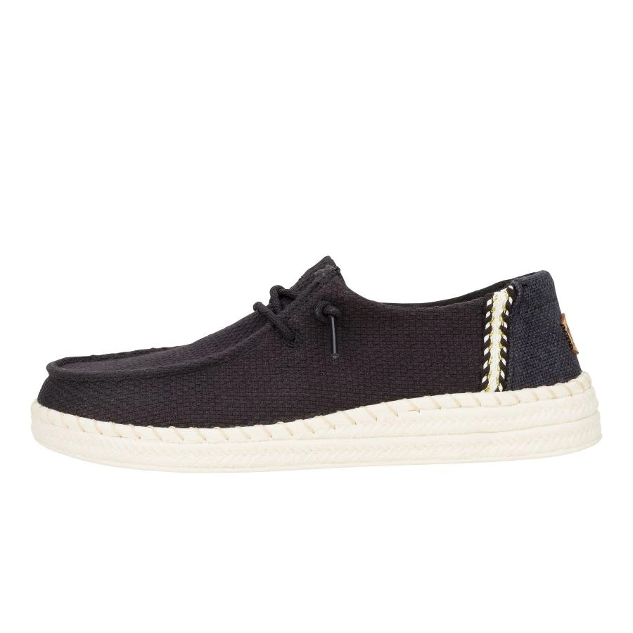 Wendy Espadrille Woven - Black 1 Wendy Espadrille Woven - Black